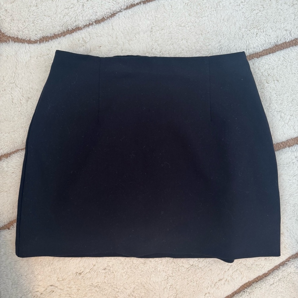 Abercrombie & Fitch Black Fitted Mini Skirt